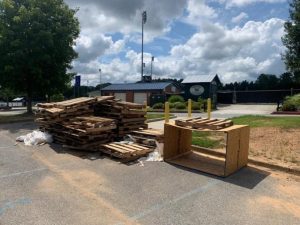 This is an image of Kennesaw Junk Removal Team working on a Commercial Site.