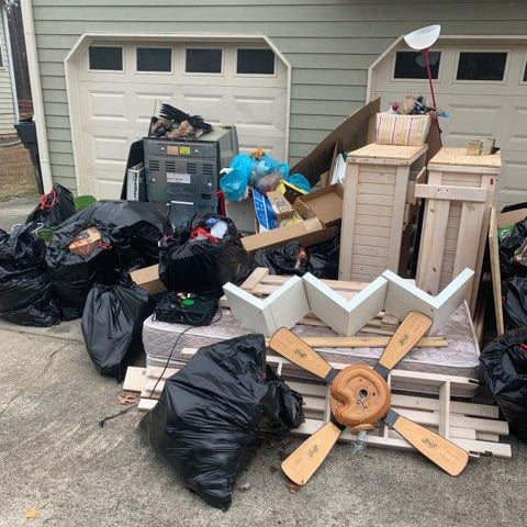 This image is about Kennesaw Junk Removal Team working on a Residential Site in Atlanta, Georgia.